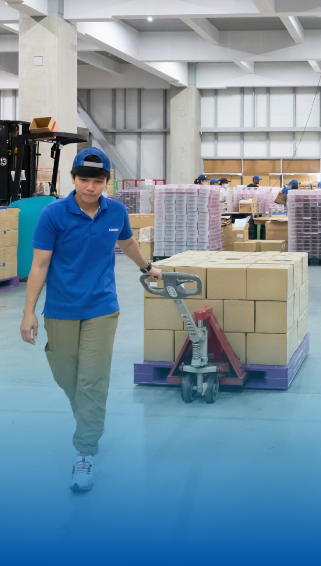 倉庫業に生産性を。￼仕事に真心を。